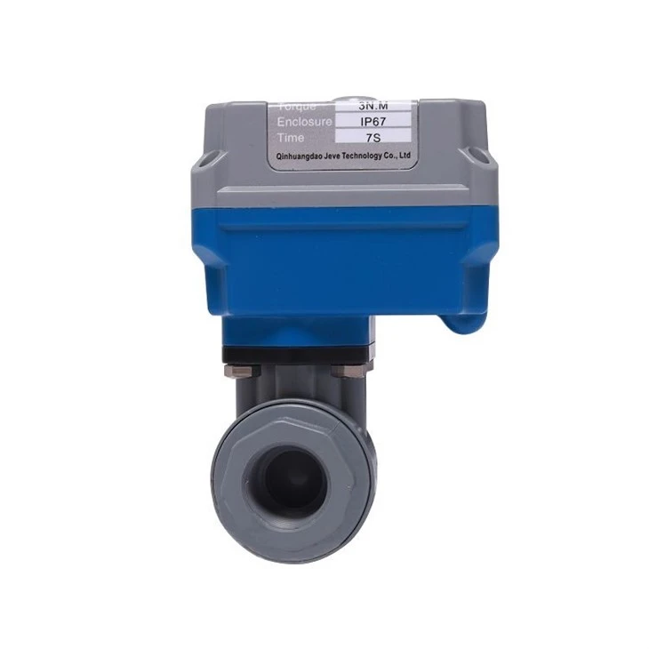 Motorized AC220V PVC 2pcs Ball Valve